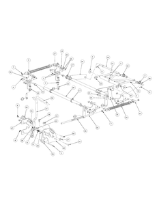 Lift Assembly Diagram and Parts List for M48-HN 53BB5E6V750-20-HP-OHV Cub Cadet Lawn Tractor